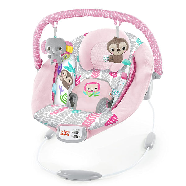 Bright Starts Comfy Bouncer - Rosy Vines - 3