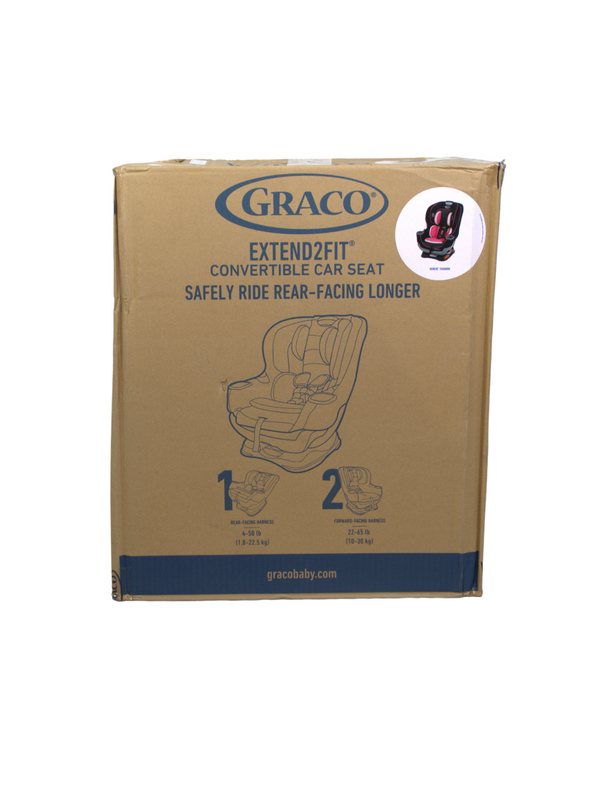 Graco Extend2Fit Convertible Car Seat -  Kenzie - 4-65 lb's - 2021 - Open Box - 2