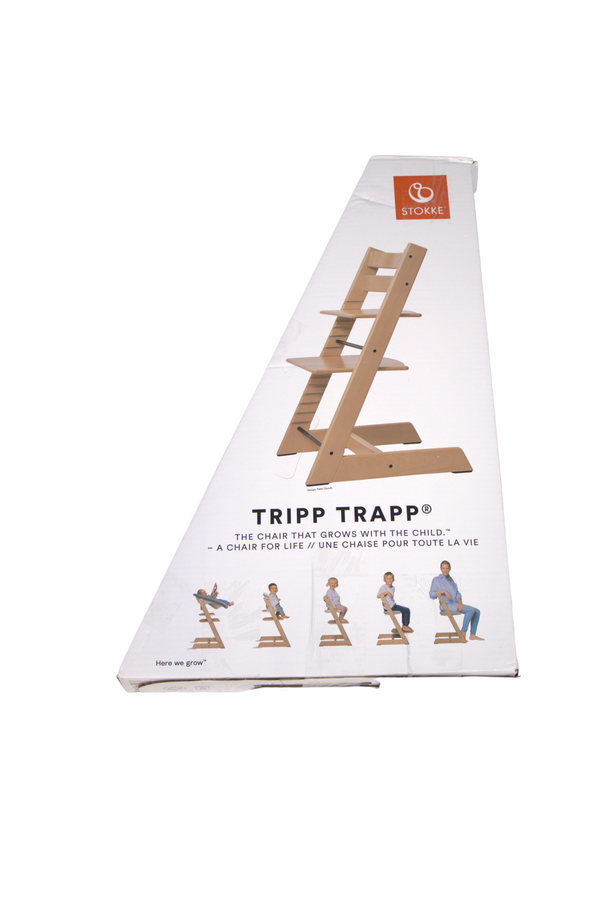Stokke Tripp Trapp High Chair with Cushion and Tray - Hazy Grey - Multi Star Cushion - 3