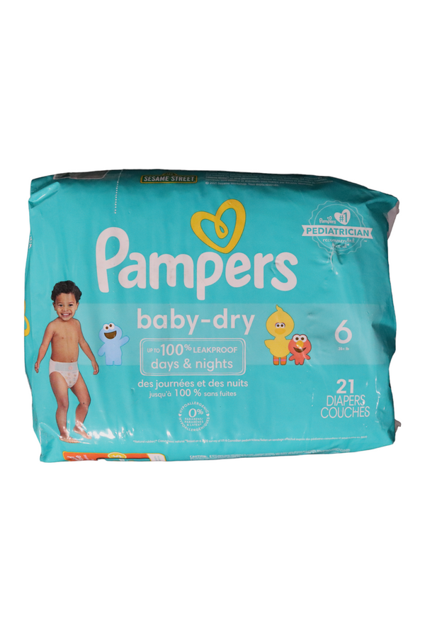 Pampers  Baby Dry Diapers - Size 6 - 21 Count - 2