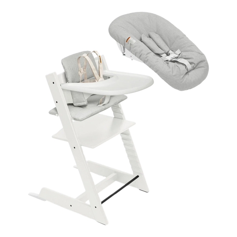 Stokke Tripp Trapp High Chair², Cushion, Tray & Newborn Bundle