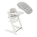Stokke Tripp Trapp High Chair², Cushion, Tray & Newborn Bundle - 1