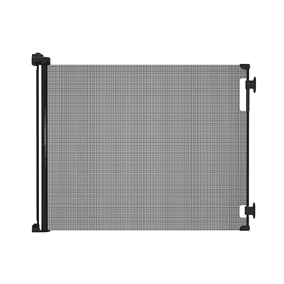 Perma Child Extra Wide 71 inch Retractable Baby Gate 33 inches Tall