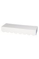 Cloud Island Metal Scalloped Shelf - White - Gently Used - 3