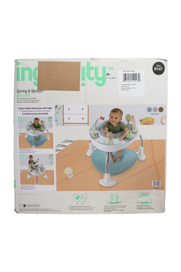 Ingenuity Spring & Sprout 2-in-1 Baby Activity Center - First Forest - Gently Used - 3