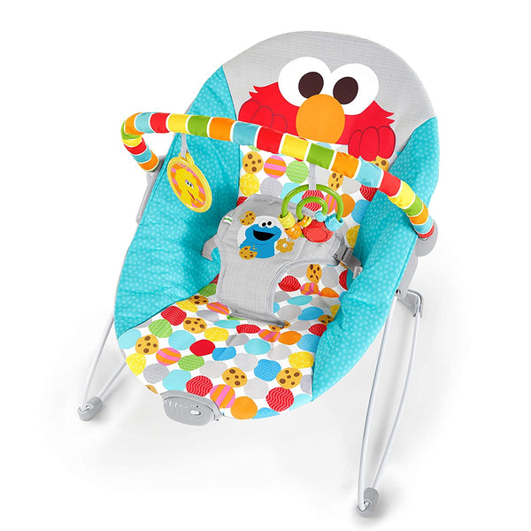 Bright Starts Soothing Vibrations Infant Seat - I Spot Elmo! - Gently Used - 1