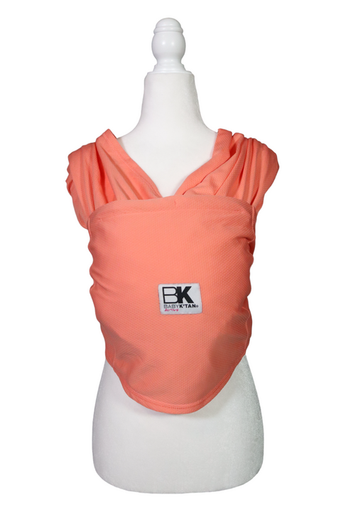 Baby K'Tan Active Baby Carrier - Coral - Small - Like New