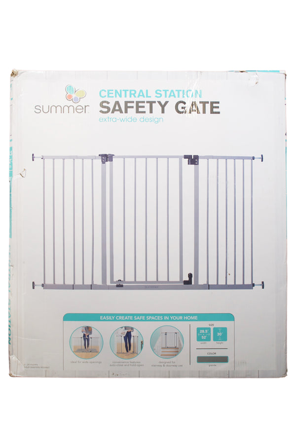 Summer Infant Central Station Safety Gate - Granite - Open Box - 2