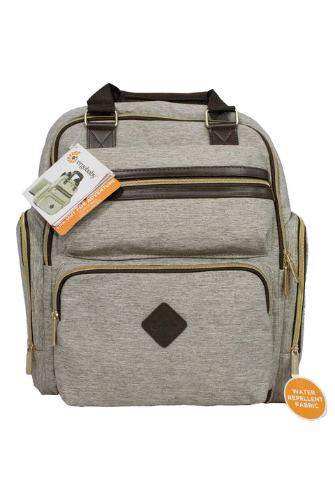 Ergobaby Out for Adventure Diaper Bag - Khaki/Brown - Open Box