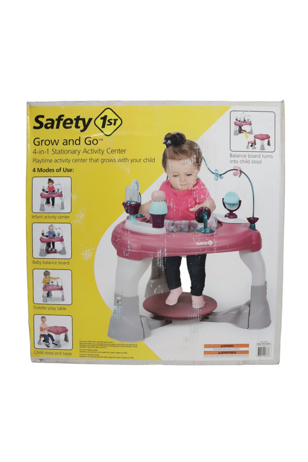 Safety 1st Grow and Go 4-in-1 Stationary Activity Center - Oslo Pink - Factory Sealed - 2