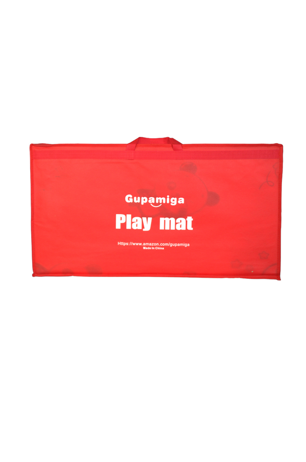 Gupamiga Baby Folding Play Mat - Dolphins and Panda - Open Box - 3