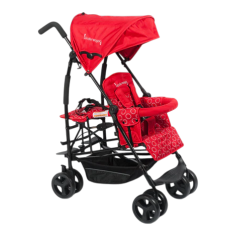 kinderwagon hop tandem double umbrella stroller Kinderwagon HOP Tandem Umbrella Stroller | Overstock