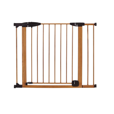 Toddleroo by North States Woodcraft Steel Baby Gate - Woodgrain