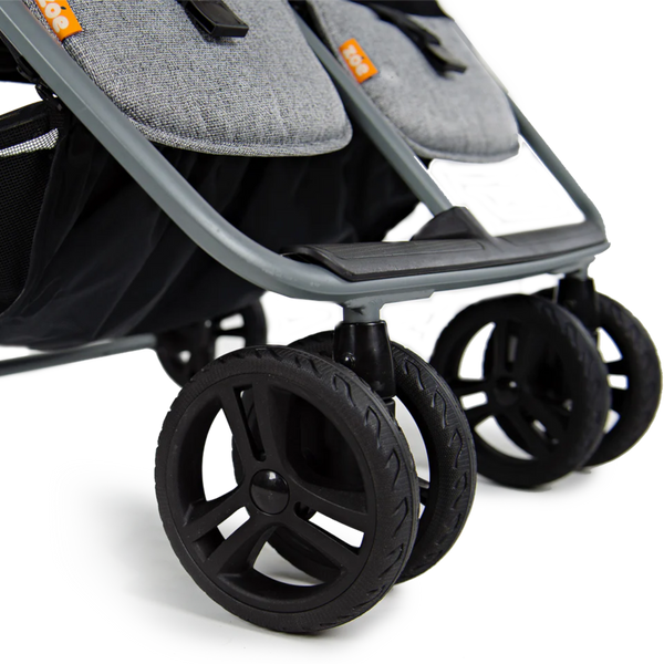 double stroller with all terrain wheels Zoe All-Terrain Wheels