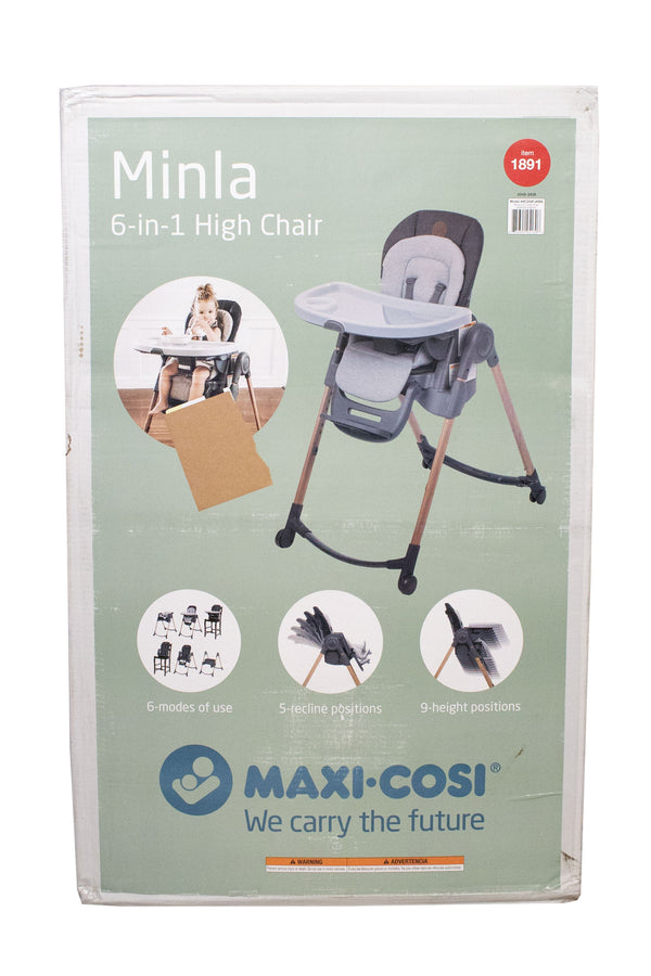 Maxi-Cosi 6-in-1 Minla High Chair - Essential Graphite - Factory Sealed - 2