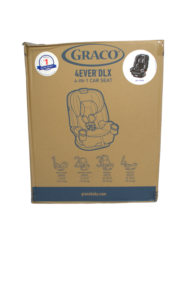 Graco 4Ever DLX 4-in-1 Convertible Car Seat - Zagg - 2021 - Open Box - 3