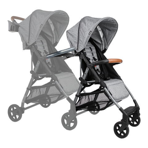Buy luxe-grey-with-old-logo Zoe The Tandemᵛ¹ Add-On Seat