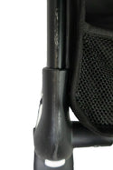Bugaboo Fox Complete Stroller - Black & Aluminum Frame/Blue Melange - 7