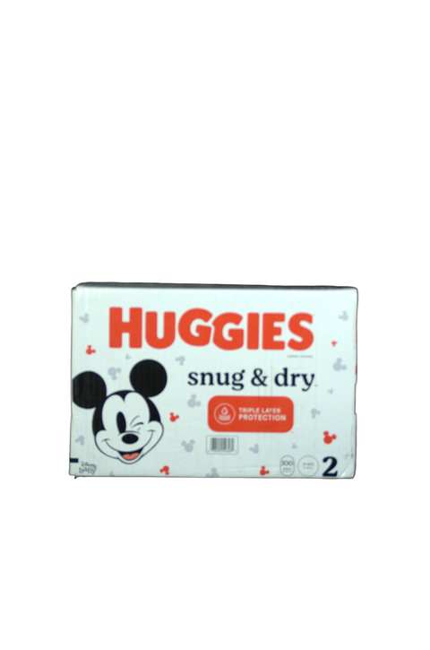 Huggies Snug & Dry Diapers - Size 2 - 100 Count - Factory Sealed