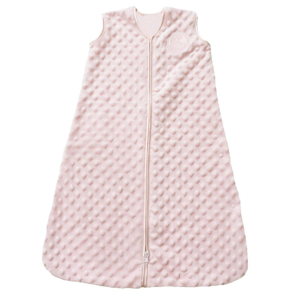 Halo SleepSack Swaddle - Plushy Dot Velboa - Pink - M - 1