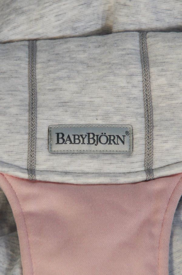 Babybjorn Fabric Seat for Bouncer - Light Pink/Grey Balance Soft - Like New - 2