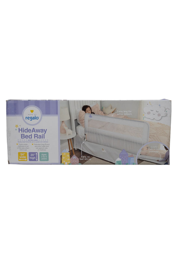 Regalo HideAway Extra Long Bed Rail - White - Open Box - 1