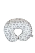 Boppy Original Support Nursing Pillow - Grey Elephants Plaid - 1
