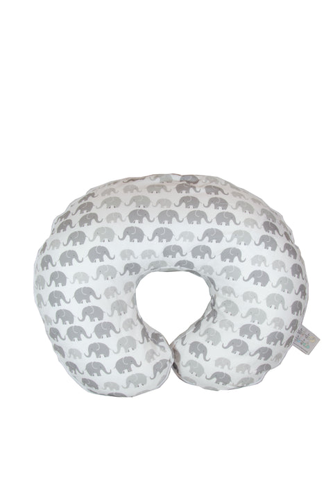 Boppy Original Support Nursing Pillow - Grey Elephants Plaid