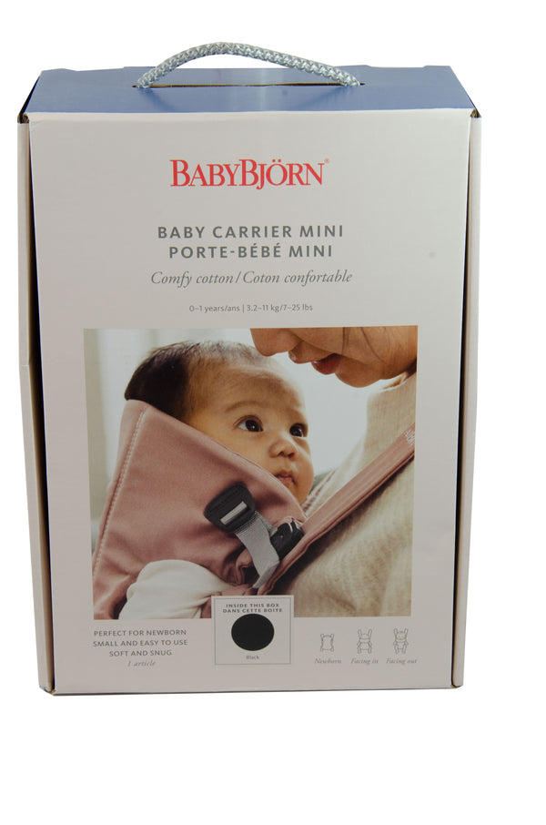 Babybjorn Baby Carrier Mini - Cotton - Black - 2