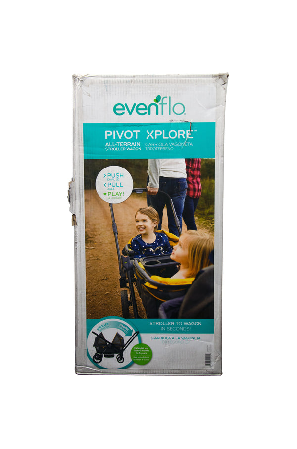 Evenflo Pivot Xplore All-Terrain Stroller Wagon - Adventurer Grey - 3