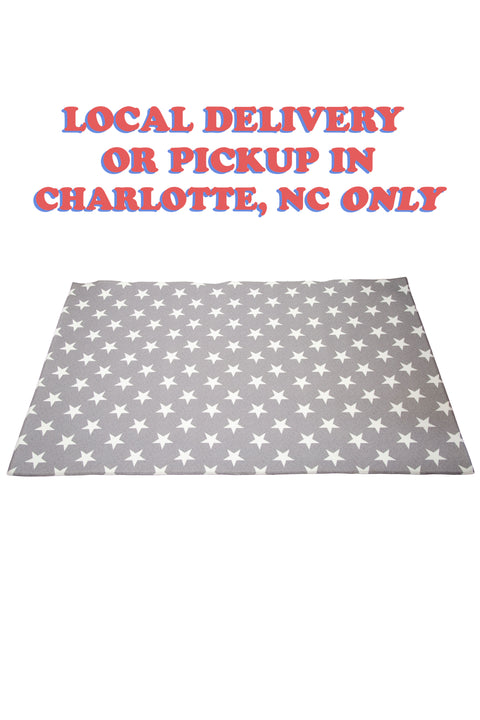 Baby Care Reversible Playmat - Grey Arrows and Stars