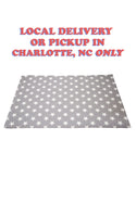 Baby Care Reversible Playmat - Grey Arrows and Stars - 1
