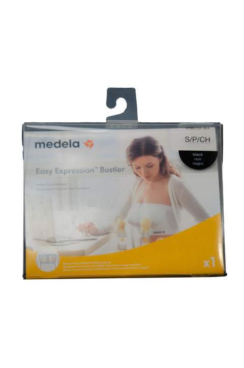 Medela Easy Expression Hands Free Pumping Bustier - Black - Open Box
