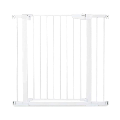 Cumbor Extra Tall 36 Inch Auto Close Baby Gate for Stairs - 29.7-40.6 Inches - White