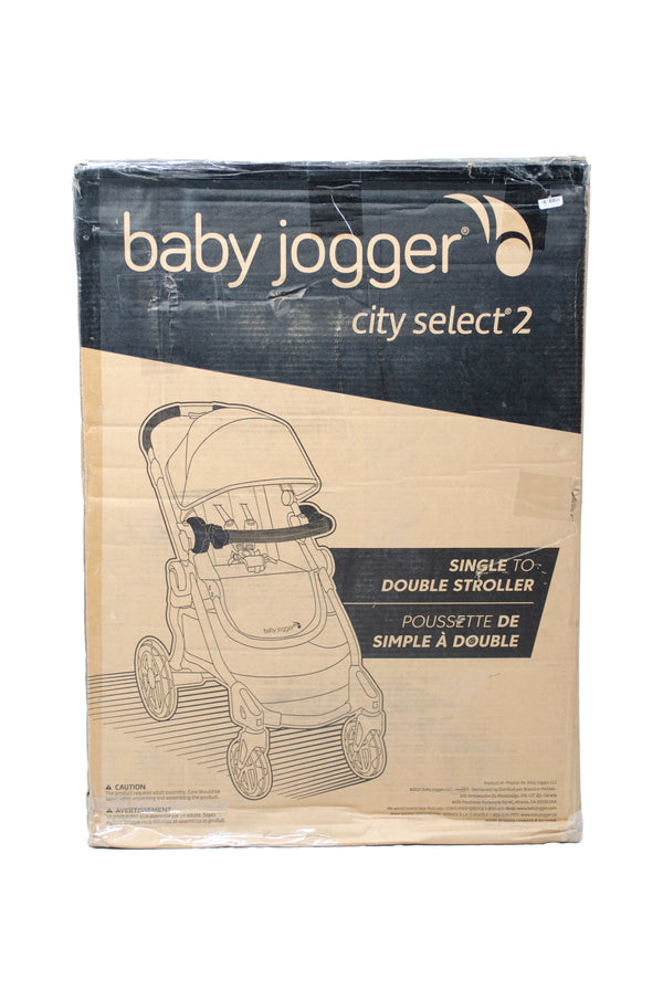 Baby Jogger City Select 2 Eco Collection Single-to-Double Modular Stroller - Harbor Grey - 2022 - Like New - 5