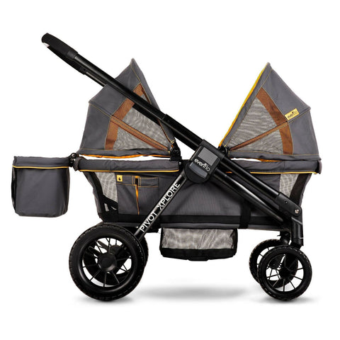 Evenflo Pivot Xplore All-Terrain Stroller Wagon - Adventurer Grey