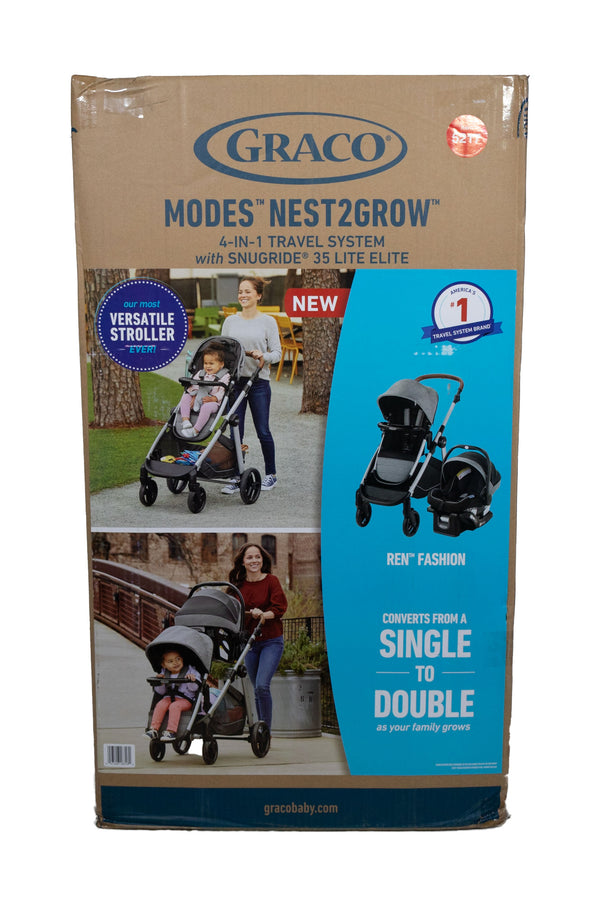 Graco Modes Nest2Grow Travel System - Ren - 2021 - Factory Sealed - 2
