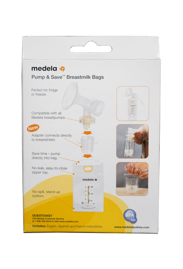 Medela Pump and Save Breast Milk Bags - 50 ct - Factory Sealed - 2