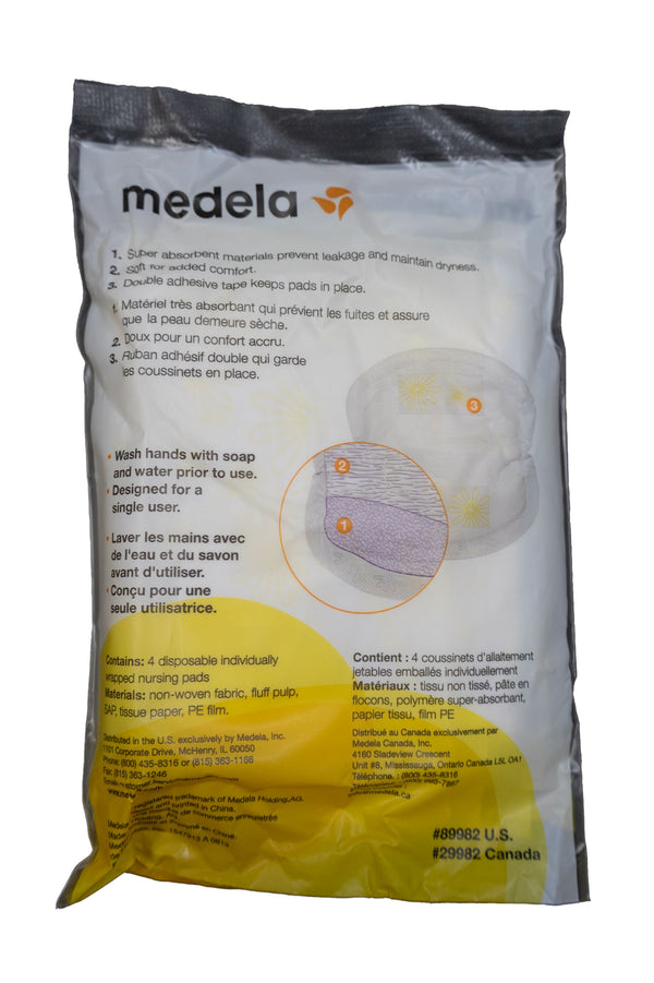 Medela Disposable Nursing Pads - 4 pack - Factory Sealed - 3