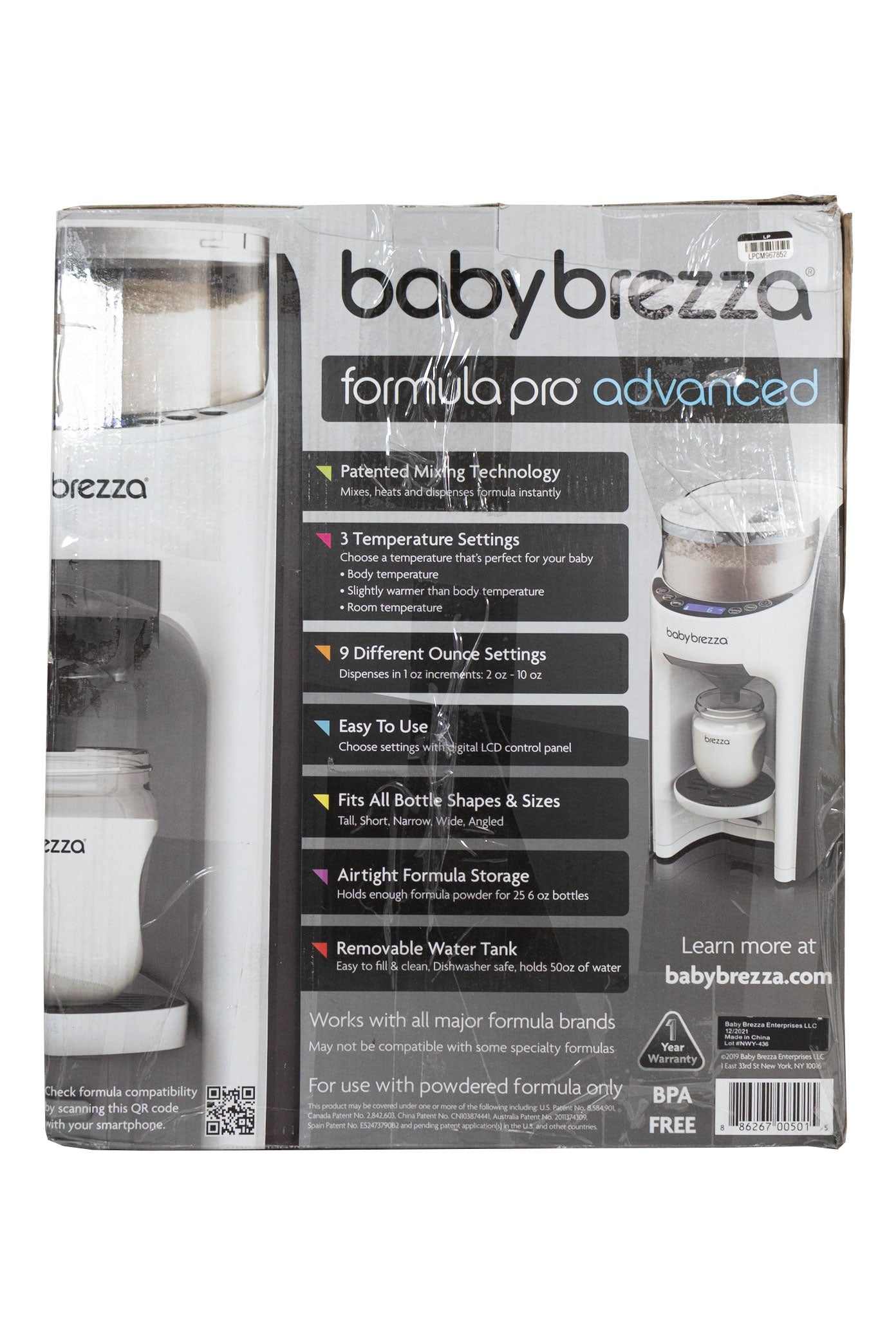 Baby Brezza Formula Pro Advanced Baby Formula Dispenser - Original