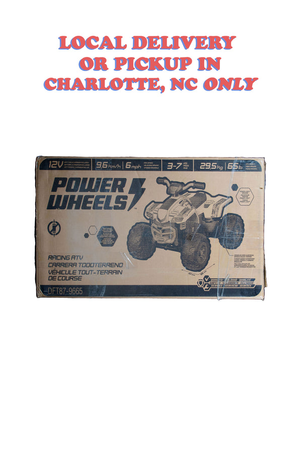 Power Wheels Racing ATV - Silver - Open Box - 2