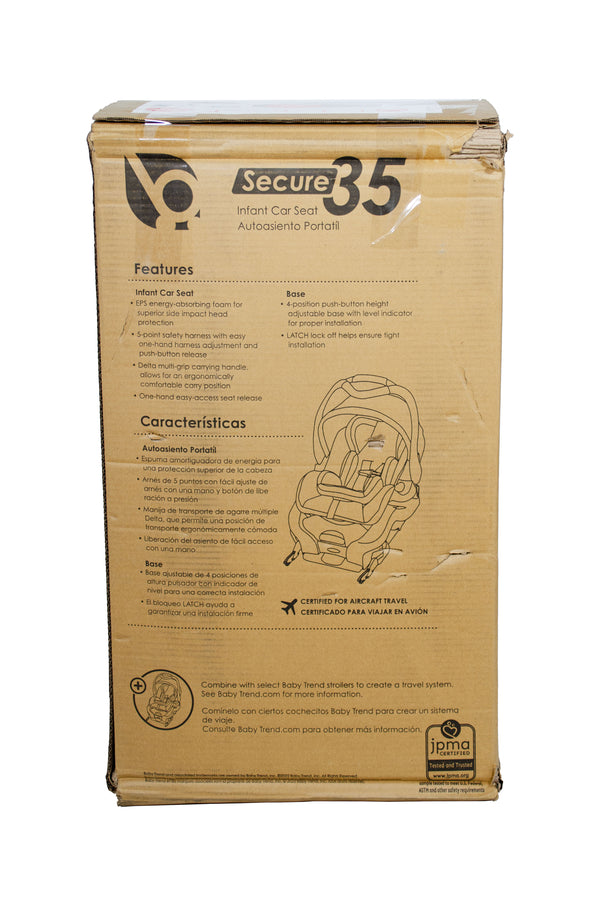 Baby Trend Secure 35 Infant Car Seat - Wild Rose - 2022 - Open Box - 3