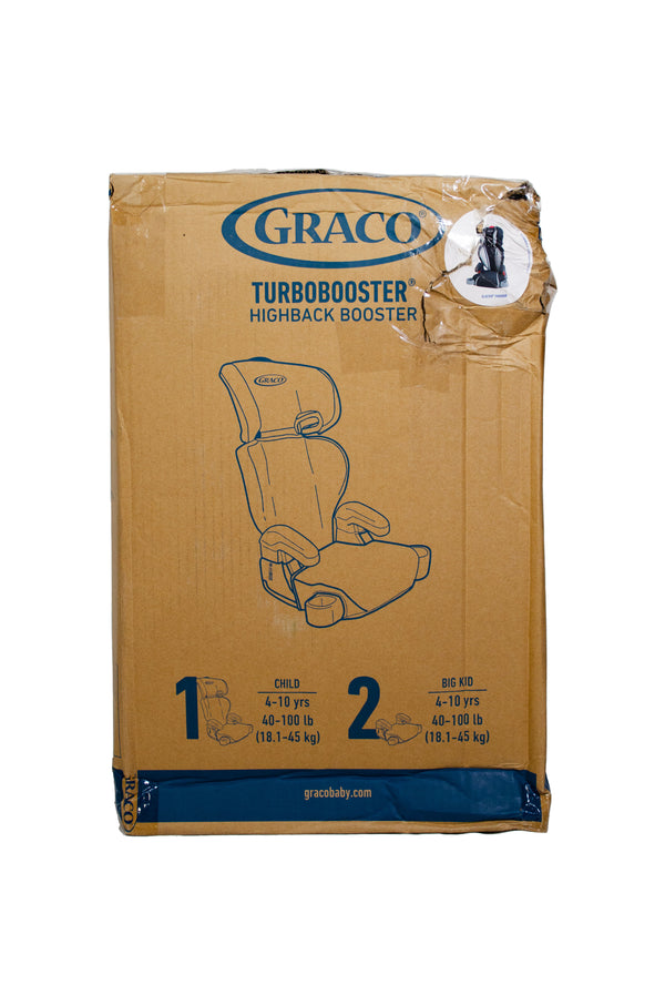 Graco TurboBooster Highback Booster Car Seat - Glacier - 2022 - Open Box - 2