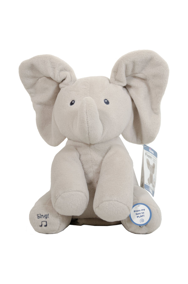 Gund Flappy the Elephant Animated Plush Toy - Grey - Open Box - 1