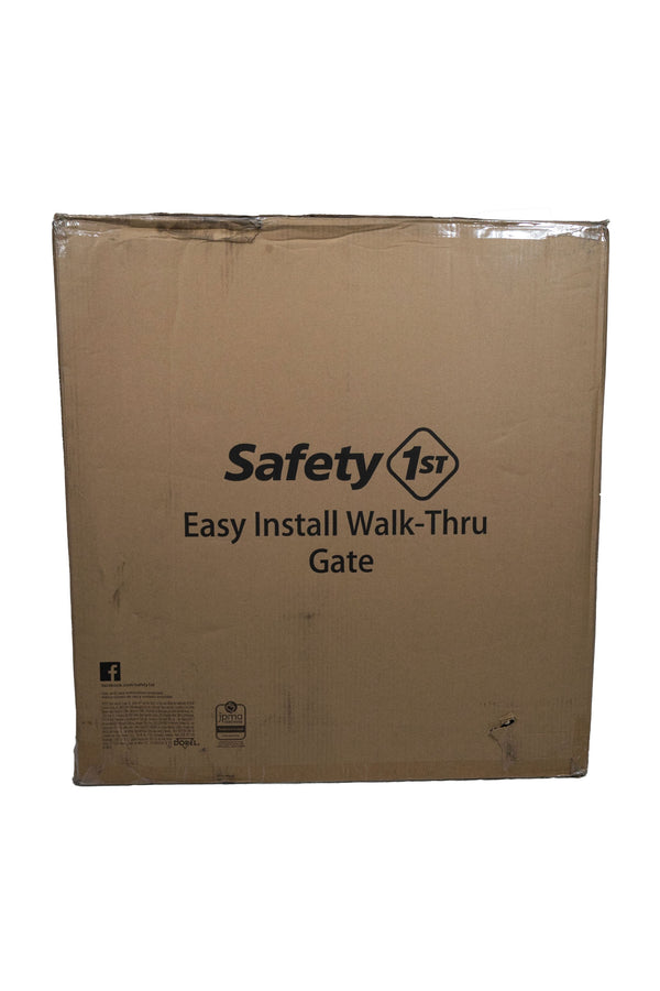 Safety 1st Easy Install Walk-Through Gate - White - Open Box - 2