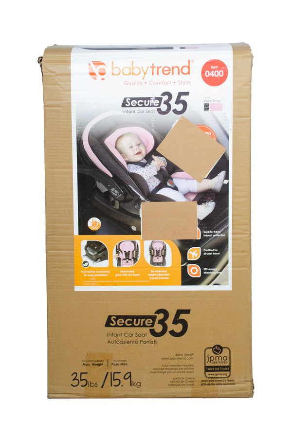 Baby Trend Secure 35 Infant Car Seat - Wild Rose - 2022 - Open Box - 2