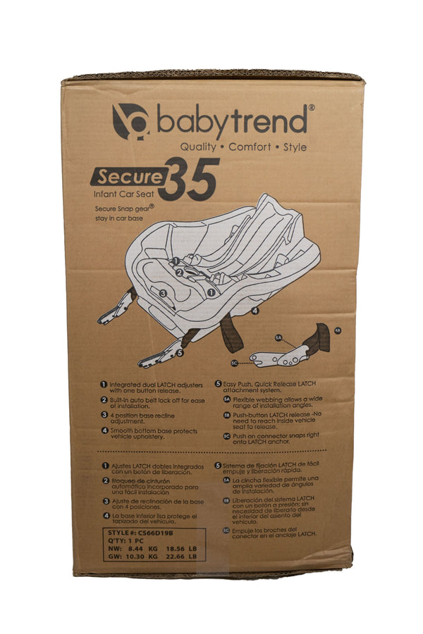 Baby Trend Secure 35 Infant Car Seat - Wild Rose - 2021 - Open Box - 4