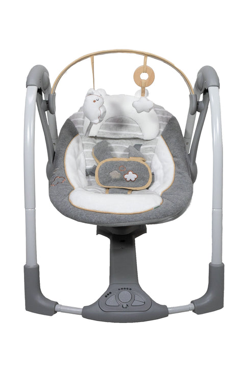 Ingenuity Boutique Collection Swing 'n Go Portable Swing - Bella Teddy - Like New